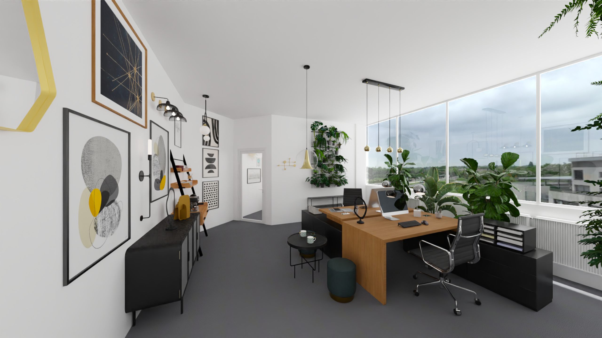 Büro-Konzept für Startup von Nina Funke